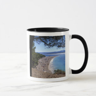Taza Croacia, isla de Brac, Bol, playa Golden Cape