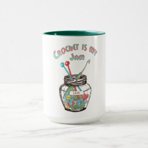 Taza "Crochet es mi mermelada"