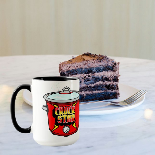 Taza Crock Star Crock Pot Cooking (Crock Star Collection - Coffee Cup/Mug)