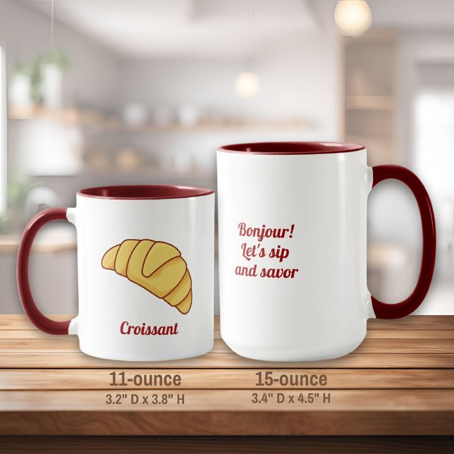 Taza Croissant Coffee Mug (Subido por el creador)