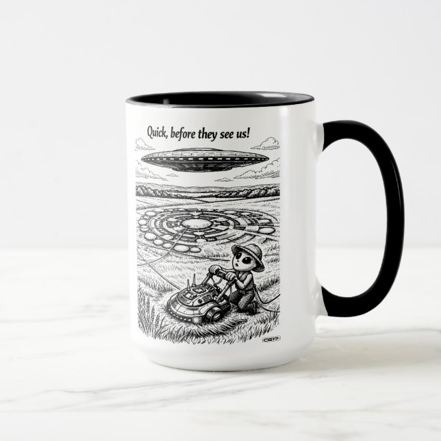 Taza CROP CIRCLES -Quick- (Derecha)