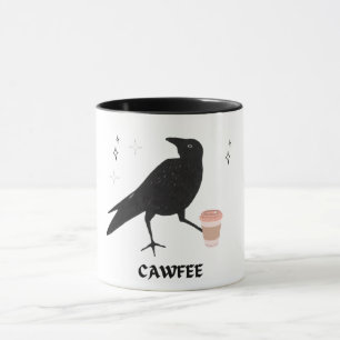 Taza Crow Cawfee Mug