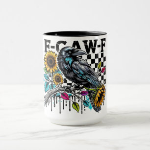 Taza Crow Raven F-CAW-F Funny Halloween