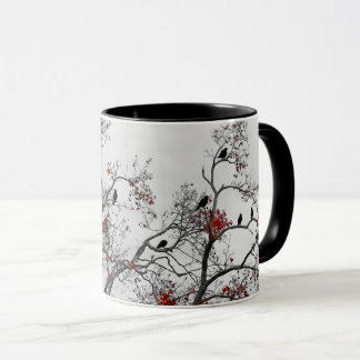 Taza Crows En Otoño