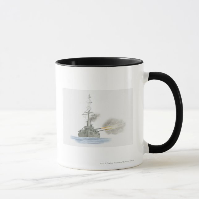 Taza Crucero de batalla británico (Derecha)