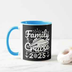 Taza Crucero Familiar 2025 Divertido Viaje Familiar Cru