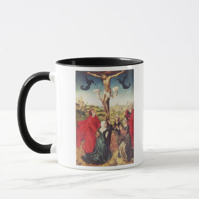 Taza Crucifixión, c.1510 (aceite en el panel) (Izquierda)