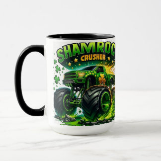 Taza "Crusher de Shamrock: diseño audaz con borde celta