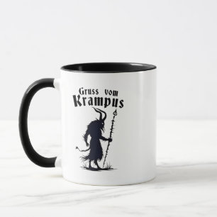 Taza Cruss Vom Krampus Navidad Xmas Diablo Espeluznante