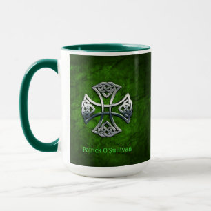 Taza Cruz céltica personalizada