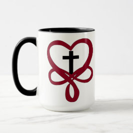 Taza Cruz cristiana infinita