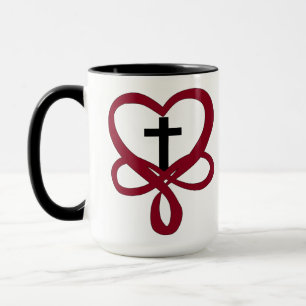 Taza Cruz cristiana infinita