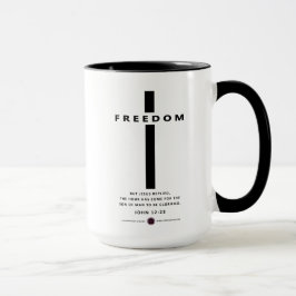 Taza Cruz de libertad