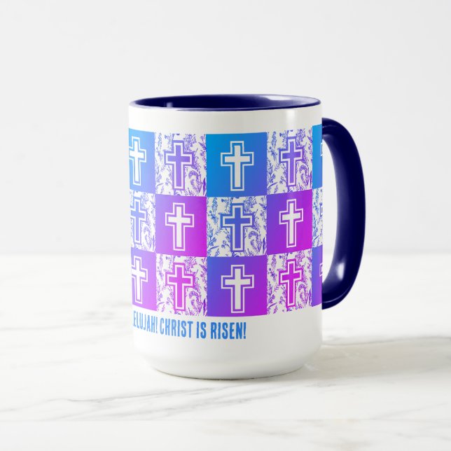 Taza Cruz de Pascua Cristiana (Anverso derecho)
