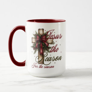 Taza Cruz Jesús Es La Razón De La Temporada