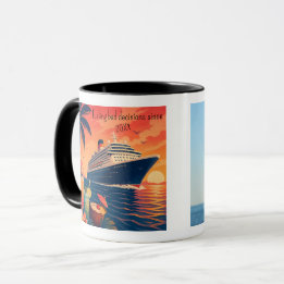 Taza Cruzada de mejores amigos divertidos personalizada