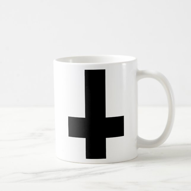 Taza cruzada negra (Derecha)