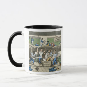 Taza Cruzar la línea, placa 'de las aventuras de J