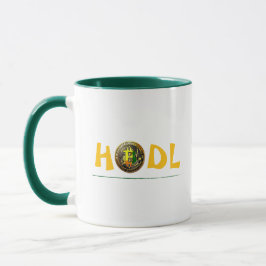 Taza Crypto Crypto Coffee Mug de Bitcoin HODL