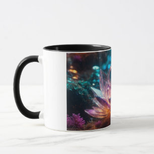 Taza Crystal Lotus - Galaxia de Flor Mística Brill
