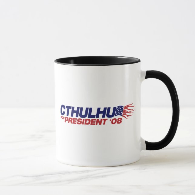 Taza Cthulhu para presidente Mug (Derecha)