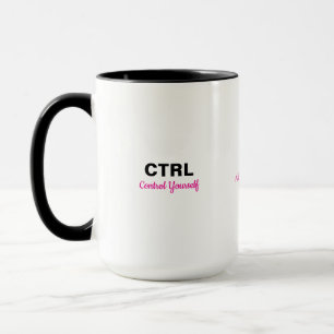 Taza Ctrl Alt Supr Cotización de los dichos motivaciona