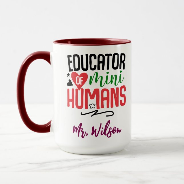 Taza Cuaderno del Educador de Pequeños Humanos – Profes (Izquierda)