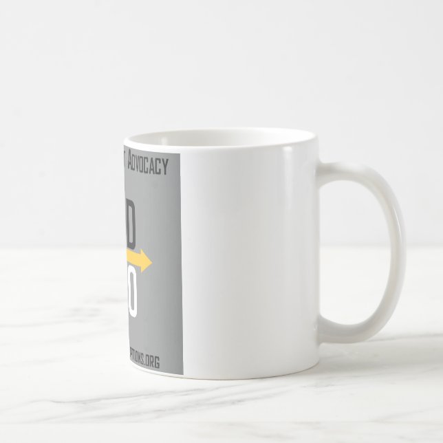 Taza cuadrada del logotipo de las opciones (Derecha)