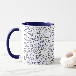 Taza Cuadrado de triángulo circular