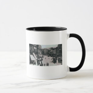 Taza Cuadrado del castillo, Belfast, c.1902