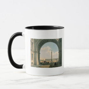 Taza Cuadrado del palacio, visión desde el arco del