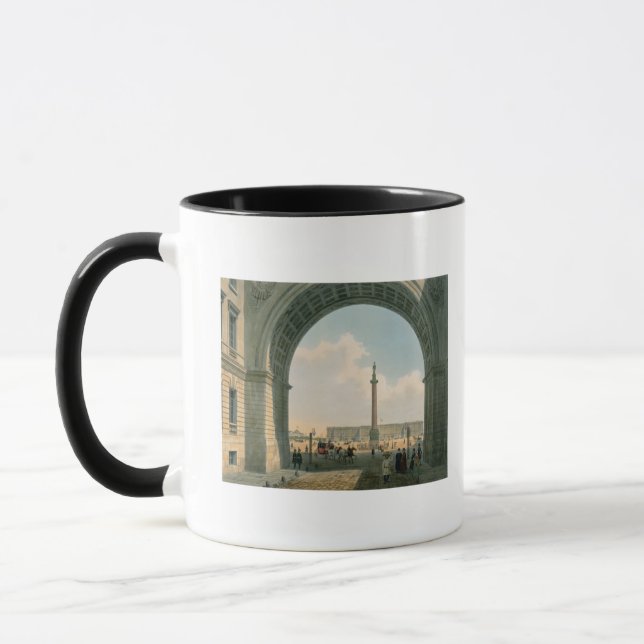 Taza Cuadrado del palacio, visión desde el arco del (Izquierda)
