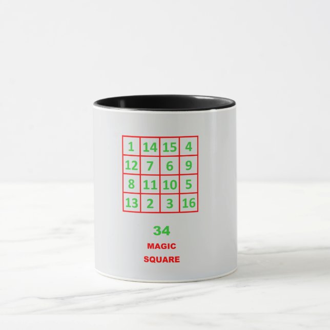 Taza Cuadrado Mágico (Centro)