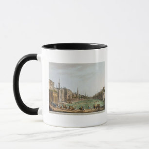 Taza Cuadrado principal en El Cairo magnífico, con el