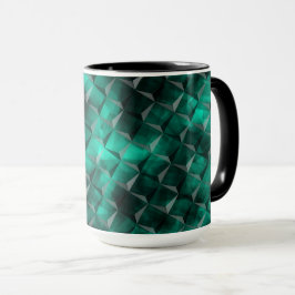 Taza Cuadrados a triángulos manchados en algún color es