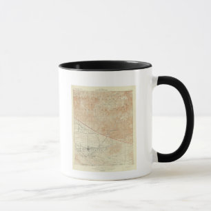 Taza Cuadrángulo de los Redlands que muestra la rebeli