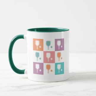 Taza Cuadrícula de Pala de Pickleball