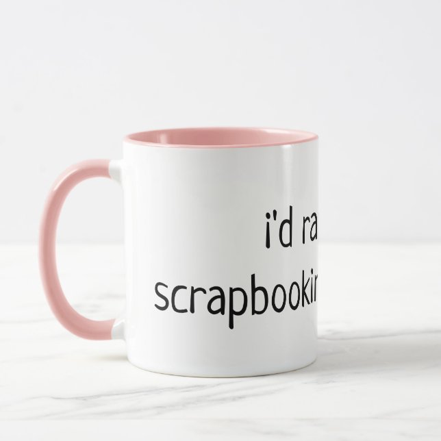Taza CUADRILLA de la SILLA scrapbooking con cassie (Izquierda)
