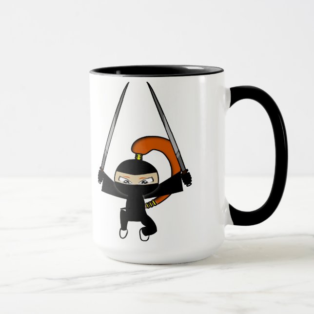 Taza Cuadro 4 de Ninja del jengibre (Derecha)