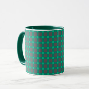 Taza Cuadros escoceses a cuadros sin fisuras tartán esc