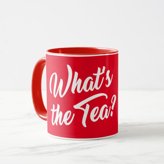 TAZA ¿CUÁL ES EL TÉ? (Anverso izquierdo)