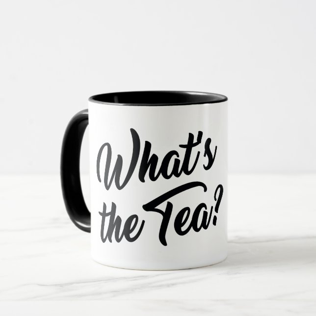 TAZA ¿CUÁL ES EL TÉ? (Anverso izquierdo)