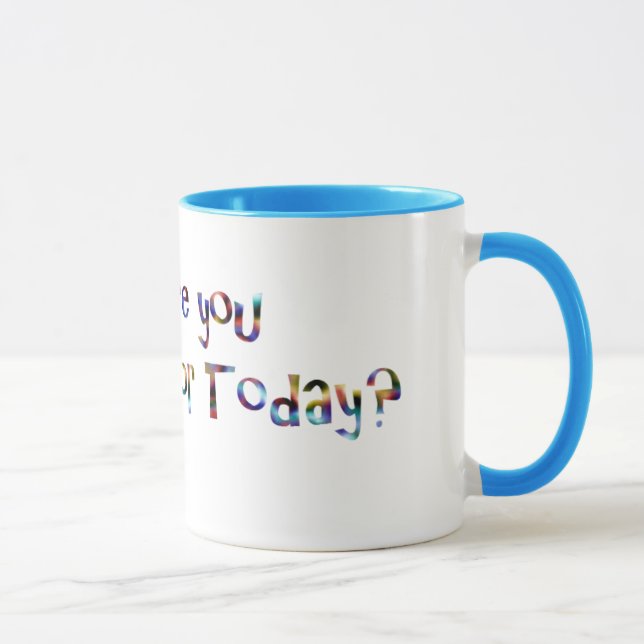 Taza ¿Cuál es usted agradecido para hoy? (Derecha)