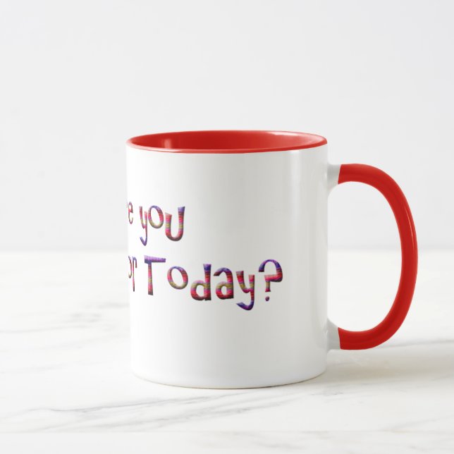 Taza ¿Cuál es usted agradecido para hoy? (Derecha)