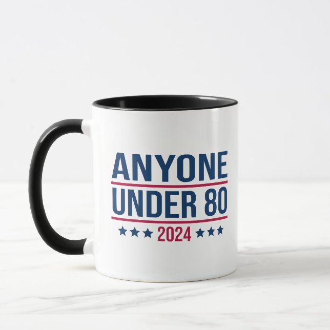 Taza Cualquiera menor de 80 años de 2024 divertida elec (Izquierda)