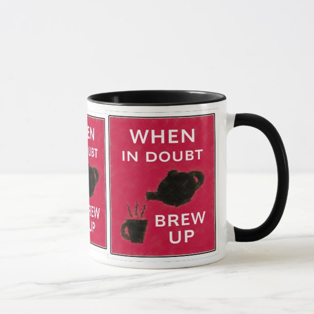 Taza Cuando en Brew del ~ de la duda para arriba (Derecha)