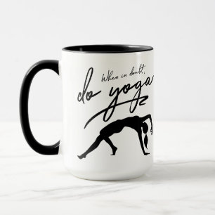 Taza Cuando Estén En Duda, Haz Yoga