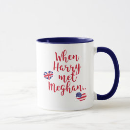 Taza Cuando Harry conoció a Meghan | Real Boda