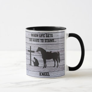 Taza Cuando la vida se pone difícil, Kneel