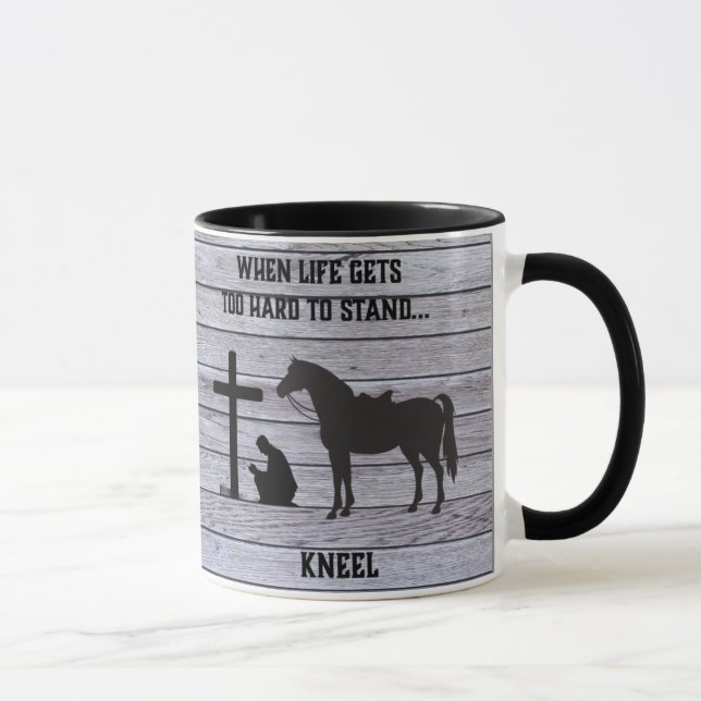 Taza Cuando la vida se pone difícil, Kneel (Derecha)